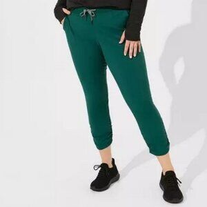 Torrid Size 2x Teal Happy Camper Crop Active Pant